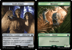 Alien Angel (0011) // Mutant (0018) Double-Sided Token - Foil